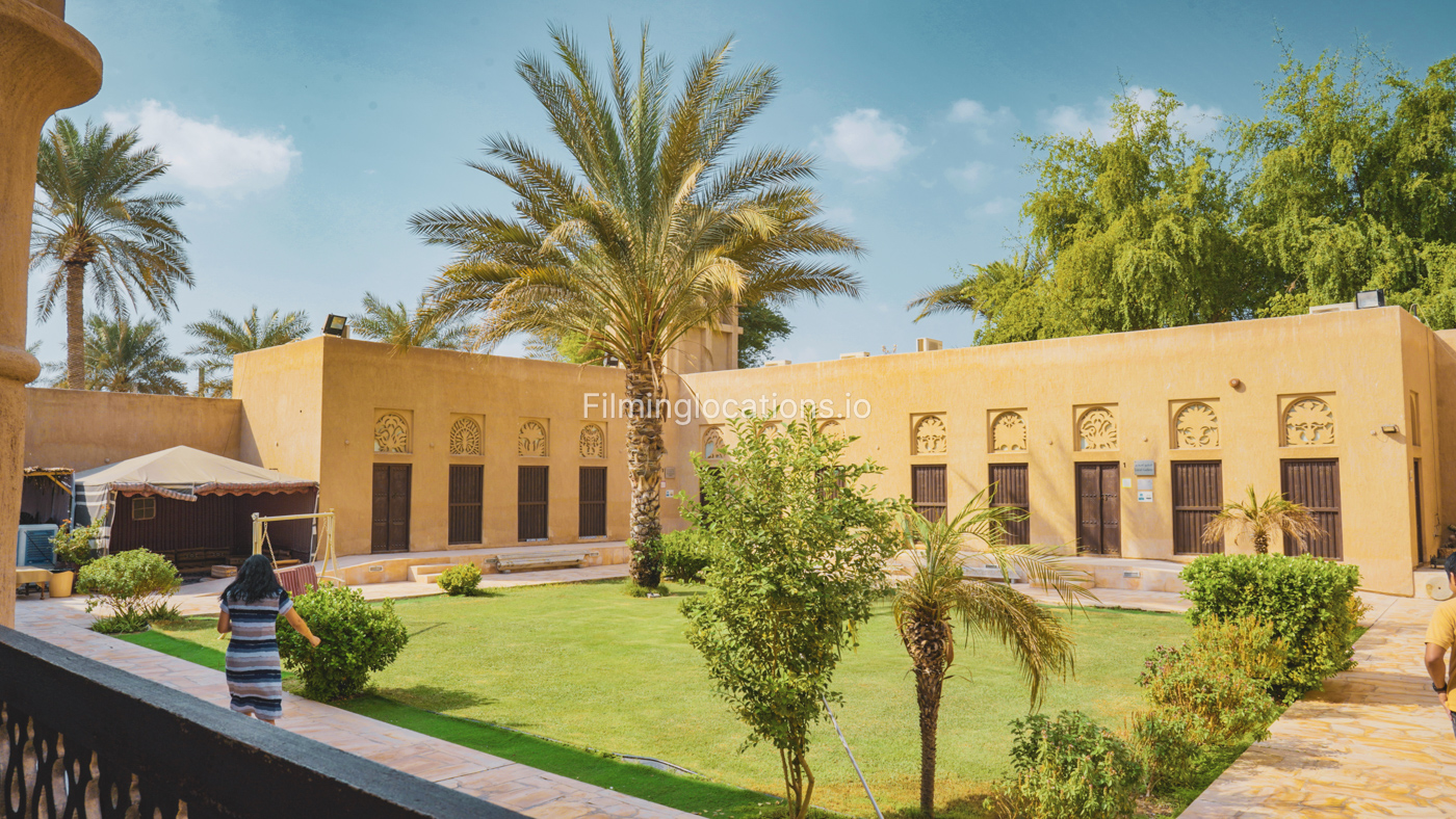 An Authentic Private Courtyard in Al Fahidi Filming Locations