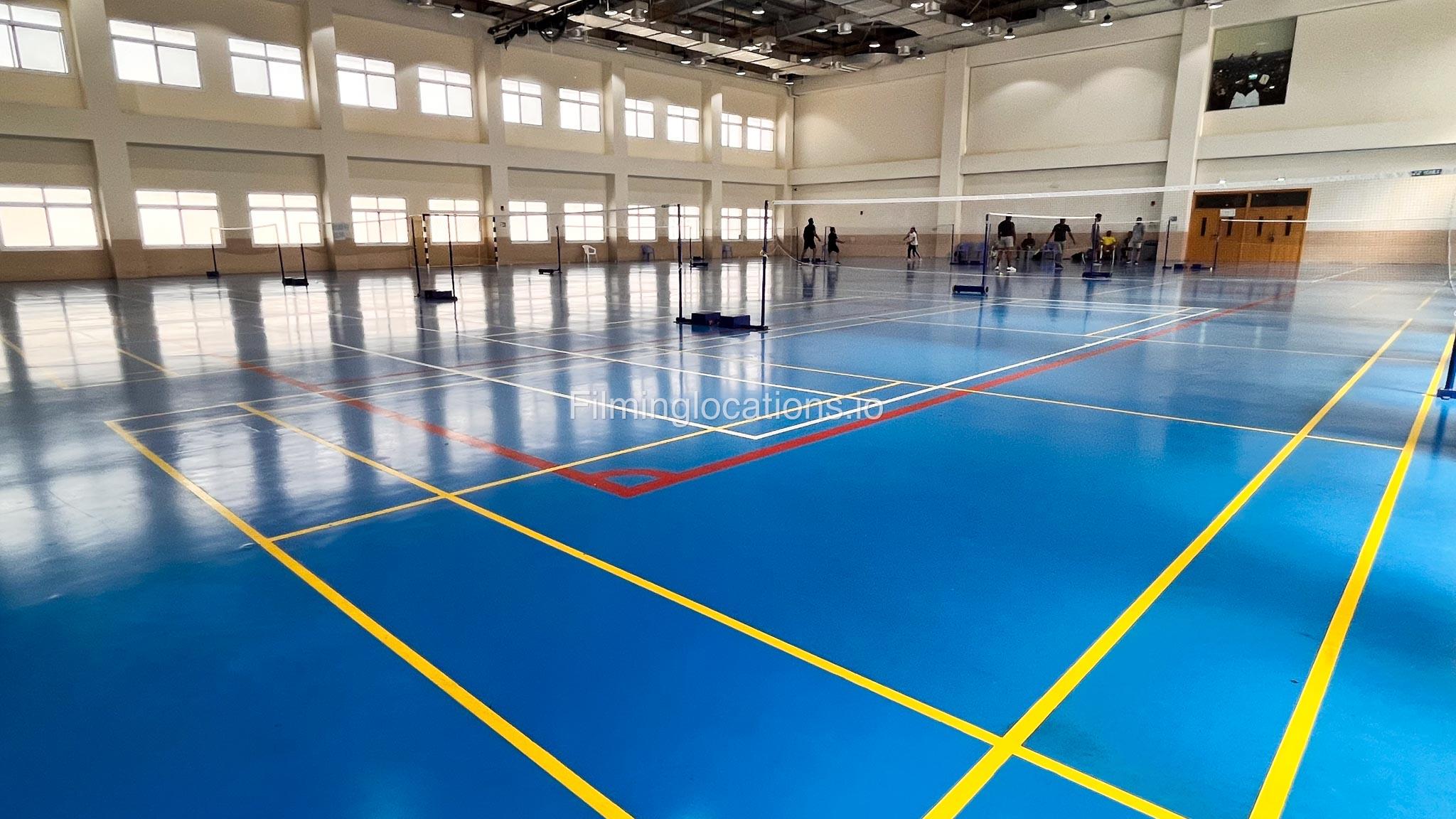 Incredible Indoor Badminton Court in Al Quoz Filming Locations