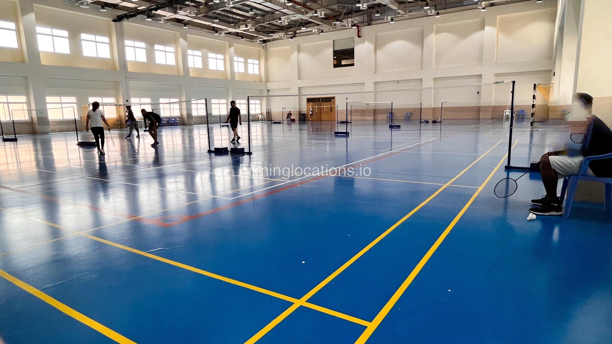 Incredible Indoor Badminton Court in Al Quoz Filming Locations