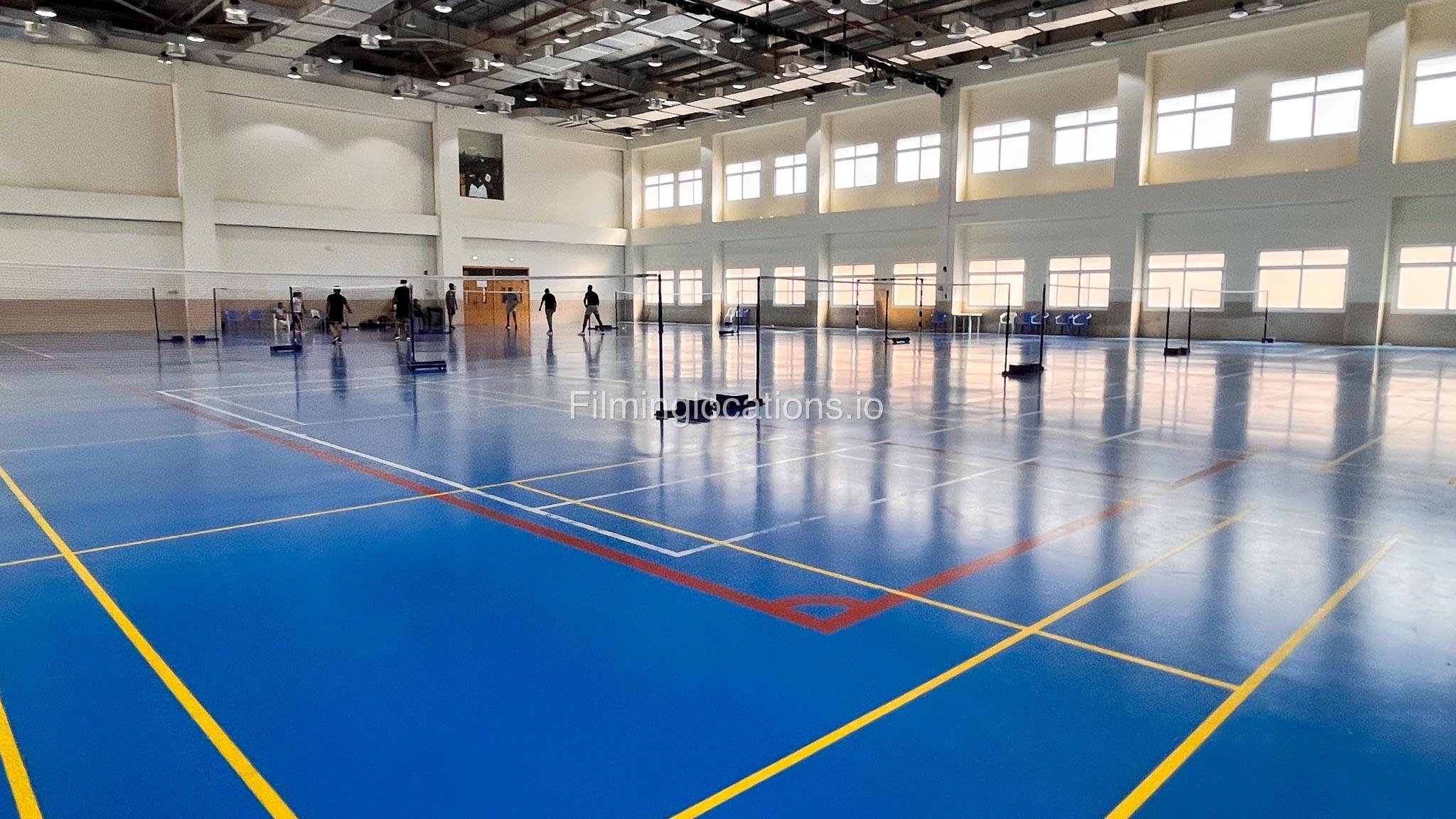 Incredible Indoor Badminton Court in Al Quoz Filming Locations