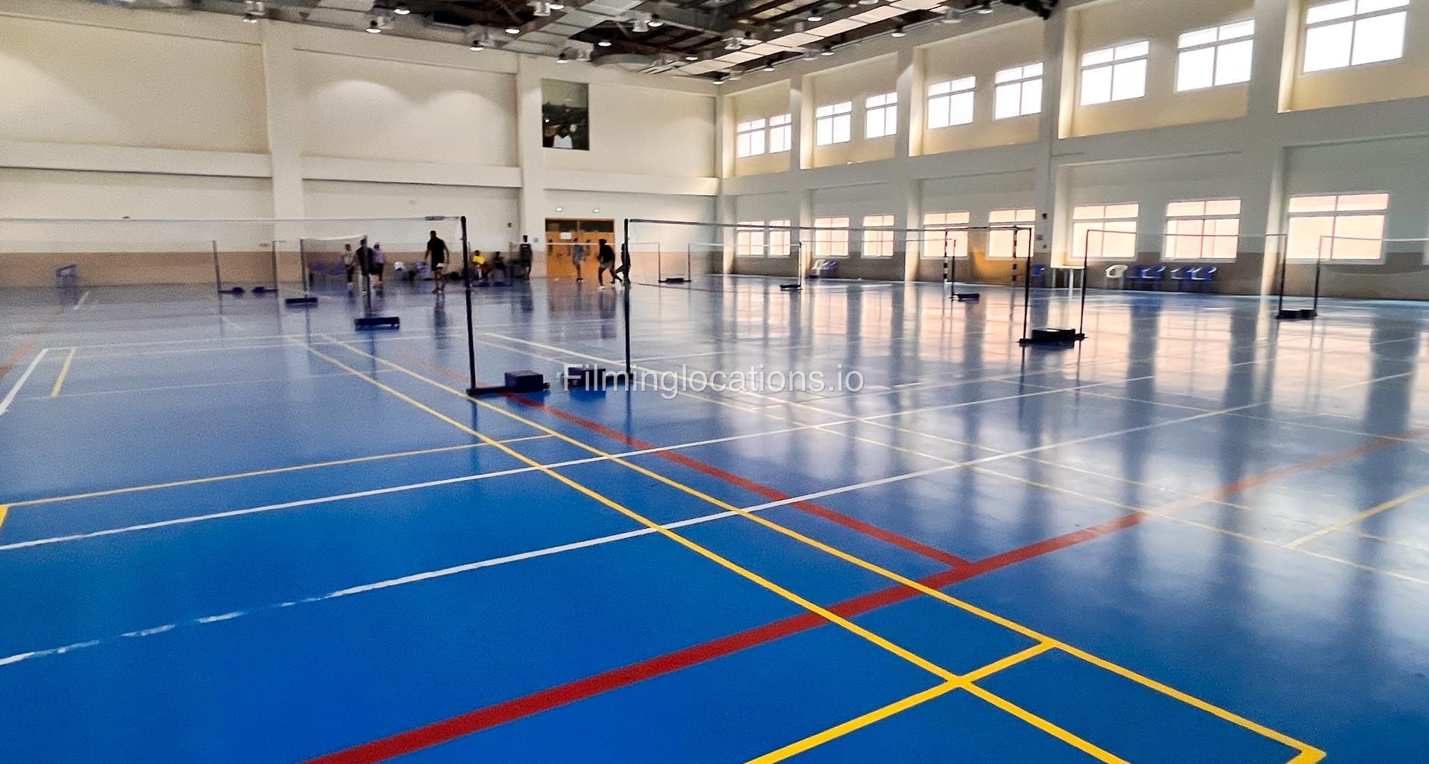 Incredible Indoor Badminton Court in Al Quoz Filming Locations